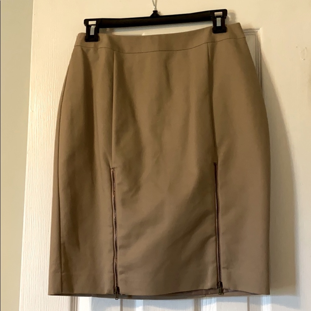 Worthington Tan Pencil Skirt